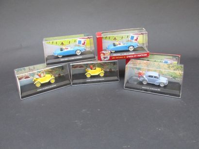 Six miniatures Spirou et Fantasio Edition...
