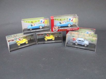 Six miniatures Spirou et Fantasio Edition...
