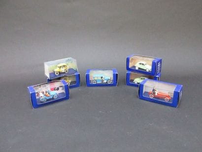 Sept miniatures Tintin Edition Atlas fabriqué...