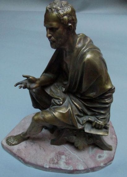 Sujet en bronze à patine dorée

représentant...