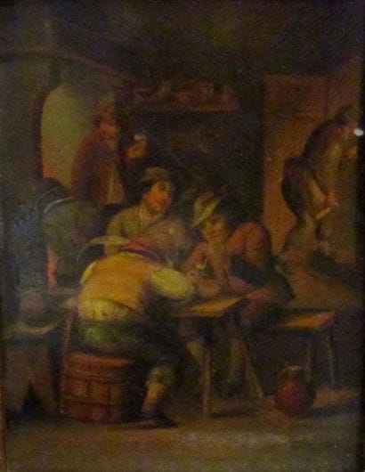 Dans le goût de Téniers

Scénes de taverne

Deux...