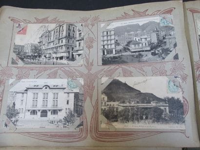 Album de cartes postales sur le théme de...