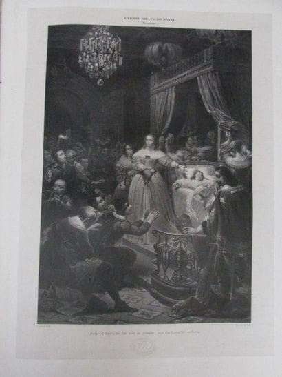 Histoire lithographiée du Palais Royal, Paris,...