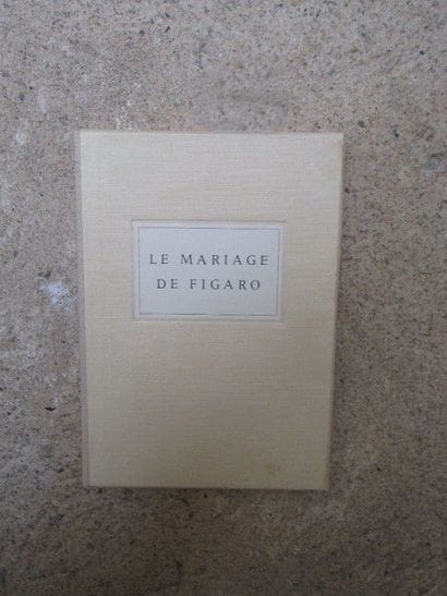 BEAUMARCHAIS. Le Mariage de Figaro. 

Paris,...