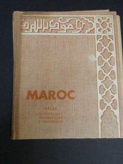Atlas du Maroc 1935 colonie Afrique du N...