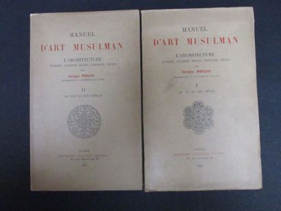 MARCAIS Georges

MANUEL D'ART MUSULMAN -...