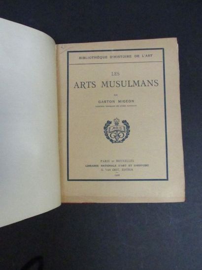 MIGEON Gaston

LES ARTS MUSULMAN

Librairie...