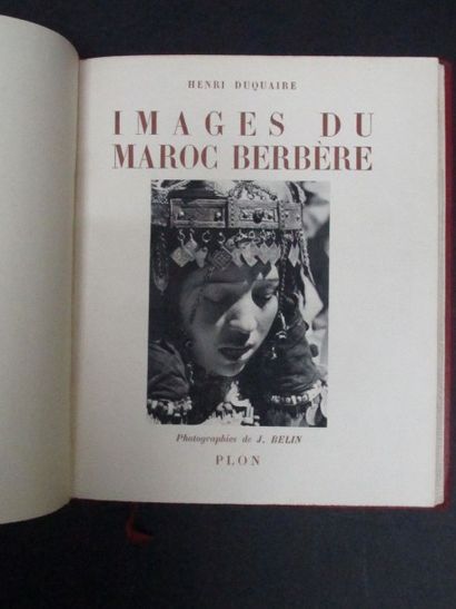 DUQUAIRE Henri

IMAGES DU MAROC BERBERE

55...