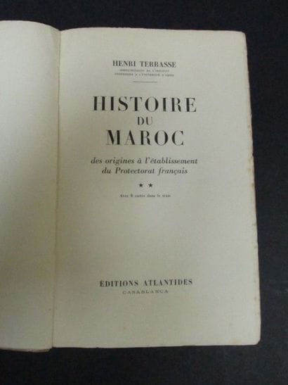 TERRASSE HENRI

Histoire du Maroc des origines...