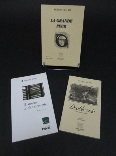 Lot composé de trois ouvrages: 

- VERRO...