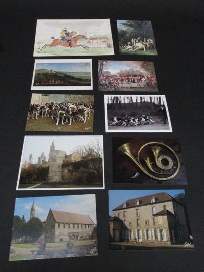 Lot de 10 cartes postales et de cartes de...