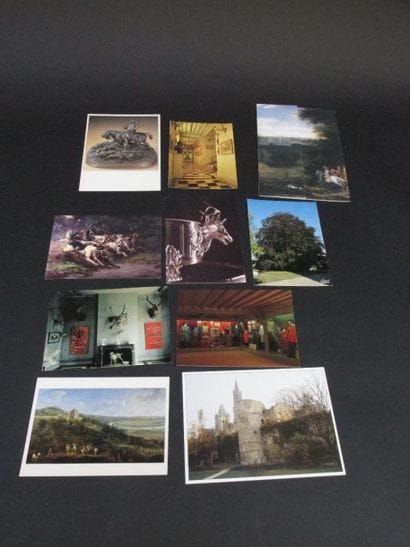 Lot de 10 cartes postales et de cartes de...