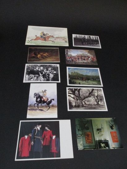Lot de 10 cartes postales et de cartes de...