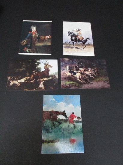 Lot de 5 cartes postales sur le théme de...