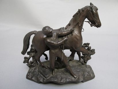 École Française du XIXème

Jockey tenant...