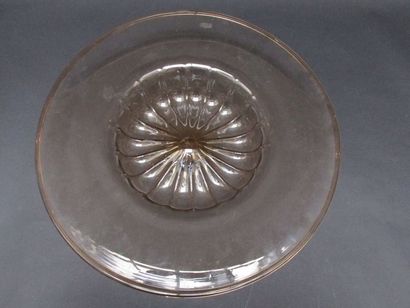 vasque en verre légèrement fumé
