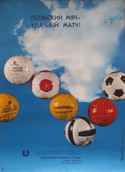 Affiche publicitaire pour les Ballons 