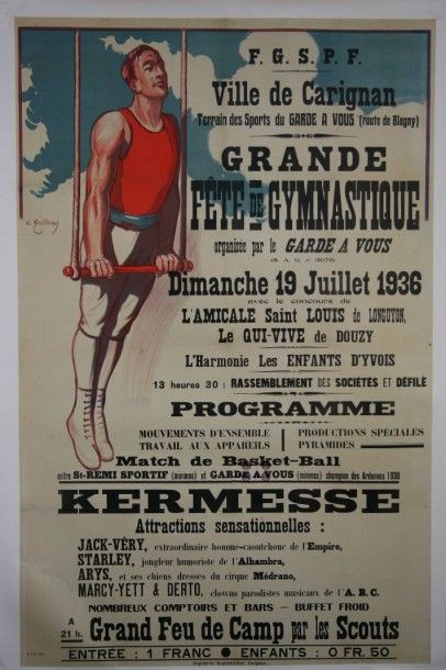 GYMNASTIQUE
GALLAND A
Grande fête de Gymnastique...
