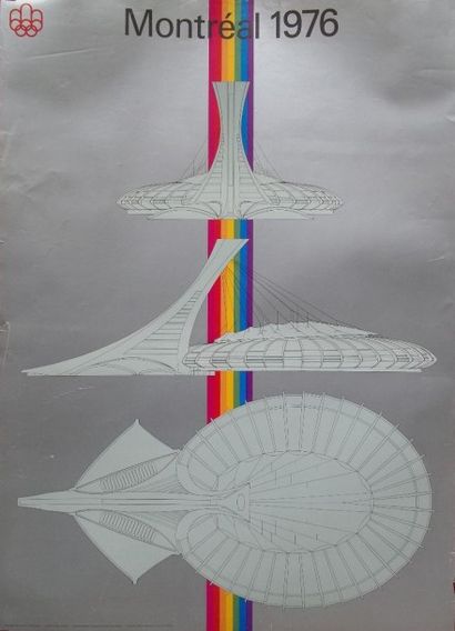 Jeux Olympiques de Montréal 1976. 

Affiche....