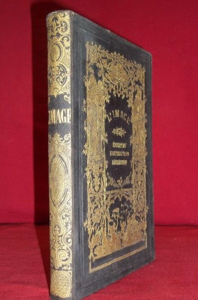 Livre relié dans un cartonnage romantique...