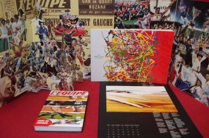 Ensemble de cadeaux et souvenirs offerts...