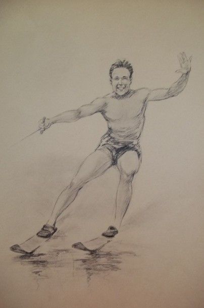 Skieur nautique et joueur de boules cloutées....