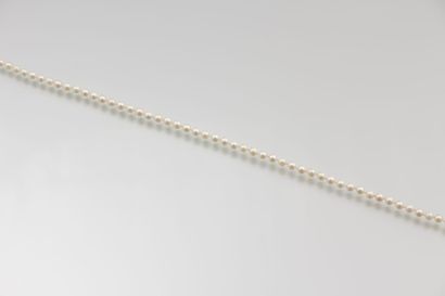 Collier de perles de culture de 6-6,5 mm,...
