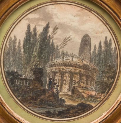 PERNET Alexandre attribué à

La villa Madame

Gouache...