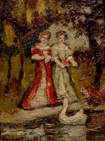 MONTICELLI Adolphe (1824-1886)

Scène de...