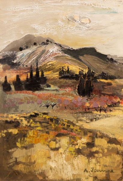 JOUENNE Michel (né en 1933)

Cyprès en Provence

Huile...
