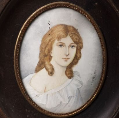HAGNERE (XXème siècle)

Portrait d’un gentilhomme

Miniature...