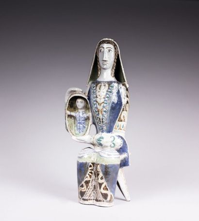 DERVAL Jean (1925-2010)

Grande Vierge à...