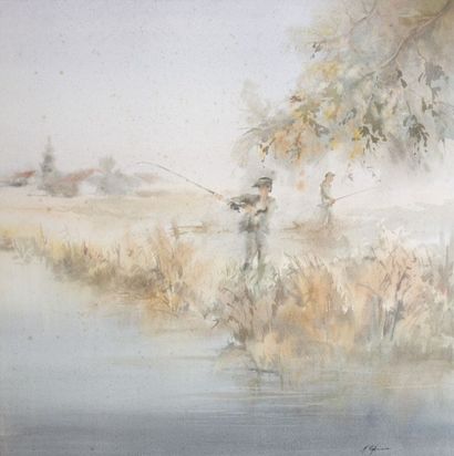FILLONNEAU Maurice (1930-2000)

Les pêcheurs

Aquarelle...