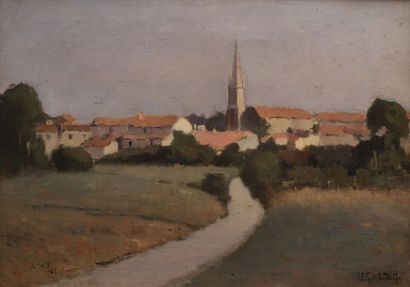 GORRIN Ulysse (1884-1965)

Vue de clocher

Huile...