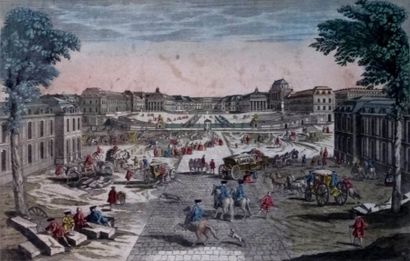 ANONYME

Vue du château de Versailles du...