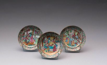 CHINE - Canton

Paire d’assiettes et une...