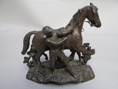 École Française du XIXème

Jockey tenant...
