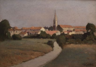 GORRIN Ulysse (1884-1965)

Vue de clocher

Huile...