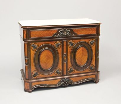 Commode - bureau en placage de bois de

rose...