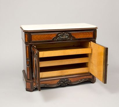Commode - bureau en placage de bois de

rose...