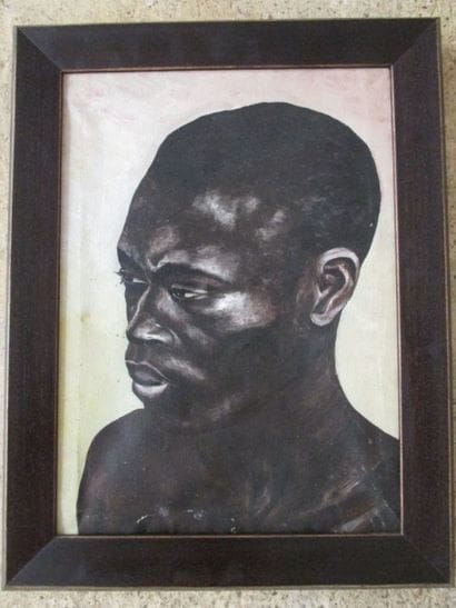 LANDOIS R.

Profil d'homme Africain

Huile...