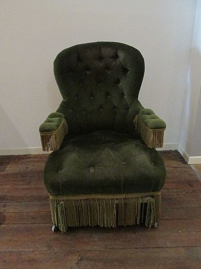 Fauteuil à mécanisme, les accotoirs à

manchettes...