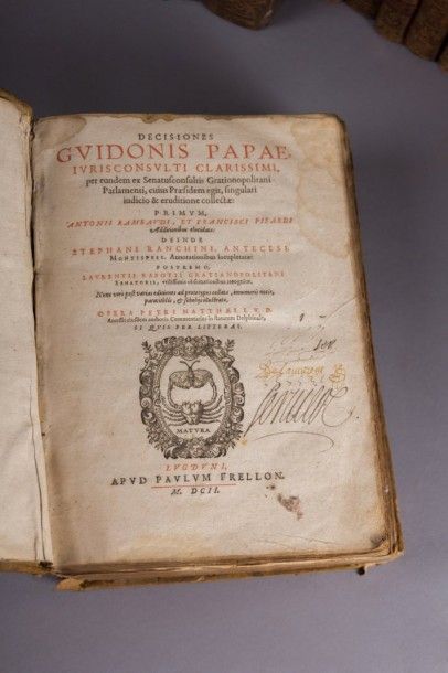 ANTONII Ranbavdi et Francisci Pisardi, Decisione...