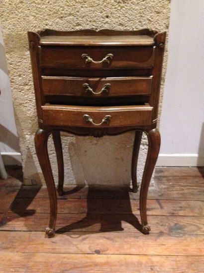 Lot de 8 chaises en bois naturel de différents...