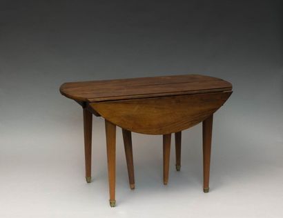 Table de salle à manger à volet en bois
naturel,...