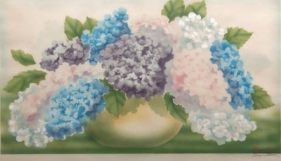 DERUELLE

Bouquets de fleurs

Deux lithographies...