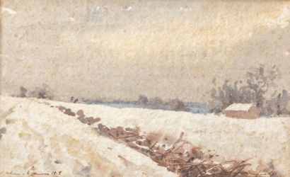 Paysage d'hiver

Aquarelle

Porte une signature...