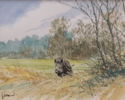 FREMINET Arnaud (né en 1961)

Vloo

Gouache

17...