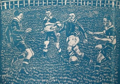 BOULAGE H. 

Foot-Ball.

Linoleum. 

19 x...
