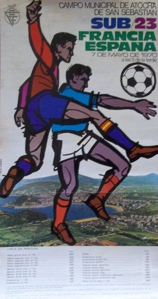GARRIDO Félix. 

Affiche-tarifs pour le France-Espagne...